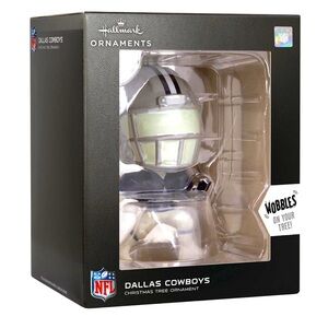 Hallmark Christmas Ornament NFL Dallas Cowboys Team Football Bouncing Buddy